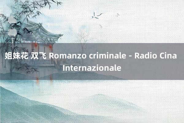 姐妹花 双飞 Romanzo criminale - Radio Cina Internazionale