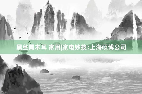 黑丝黑木耳 家用|家电妙技:上海硕博公司